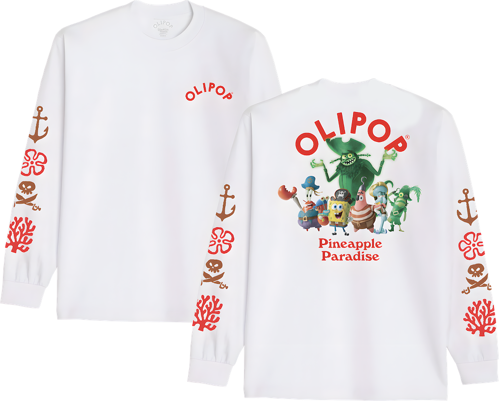 SpongeBob SquarePants Youth Oversized Long Sleeve Tee